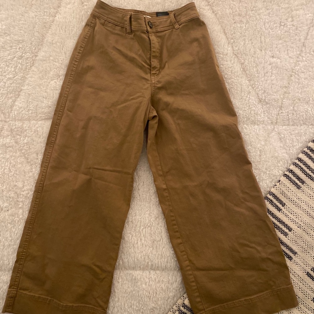 Camel H&M Cropped pants